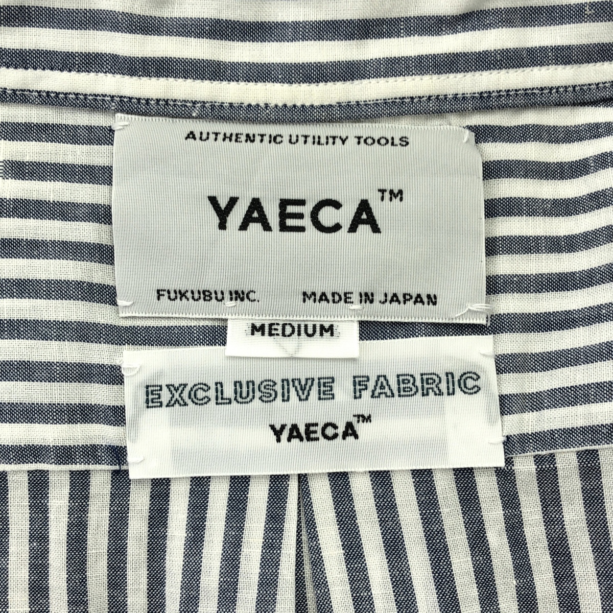 YAECA / ヤエカ ストライプ ポケット付き シャツ