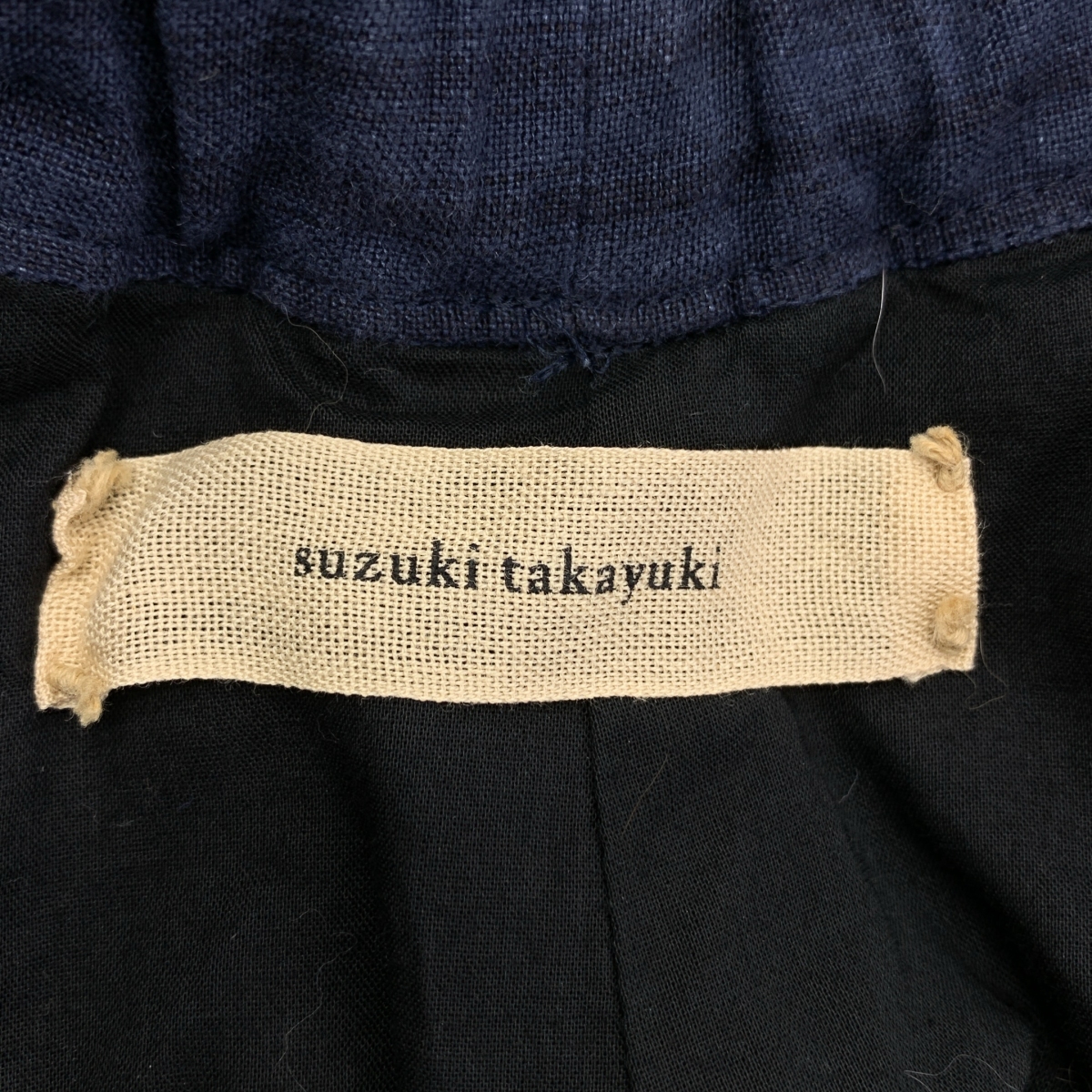 suzuki takayuki / スズキタカユキ リネン ワイド イージーパンツ
