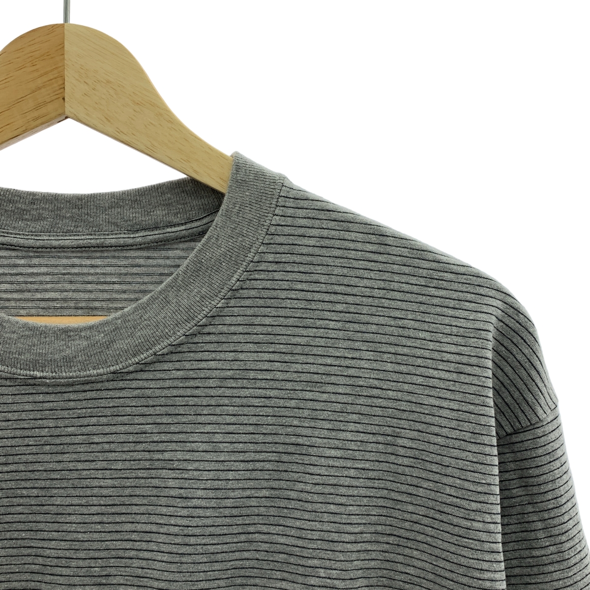 The Ennoy Professional / ザエンノイプロフェッショナル L/S Border T-Shirt / ボーダー エンブロイダリーロゴ クルーネック カットソー