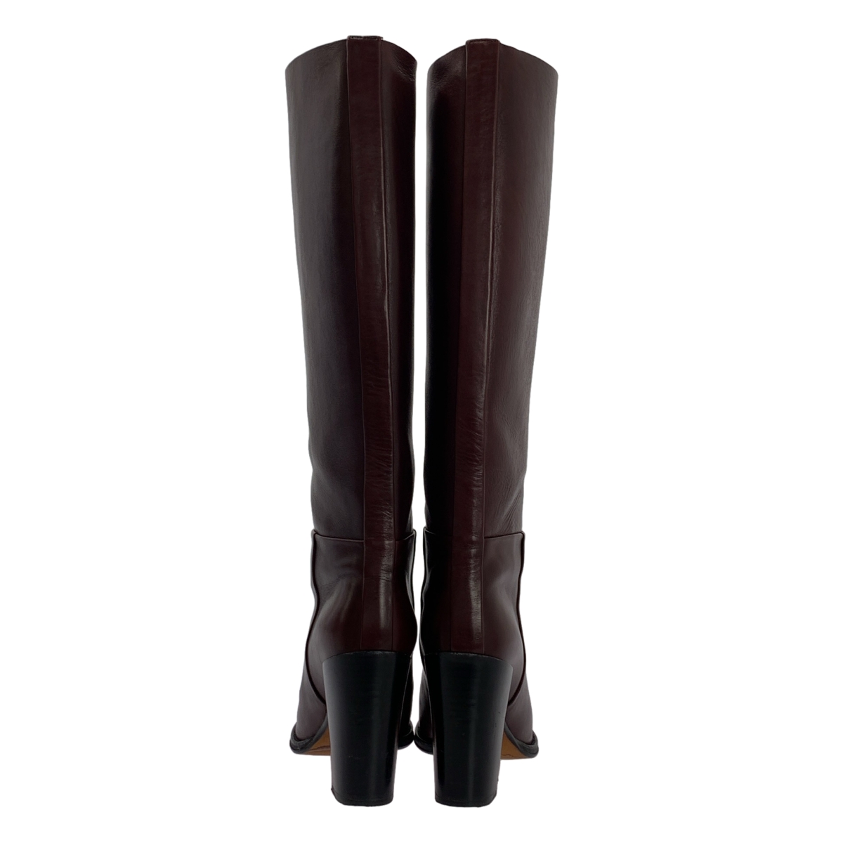 CELINE / セリーヌ by Phoebe Philo フィービー / レザー ラウンドトゥ チャンキーヒール ロングブーツ