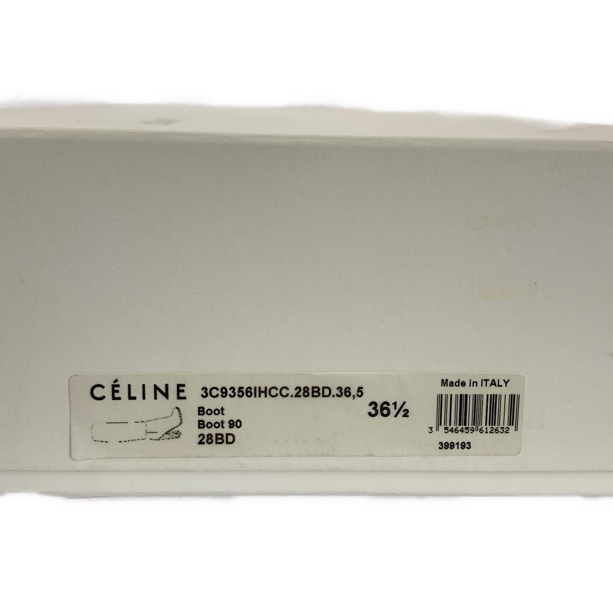 CELINE / セリーヌ by Phoebe Philo フィービー / レザー ラウンドトゥ チャンキーヒール ロングブーツ