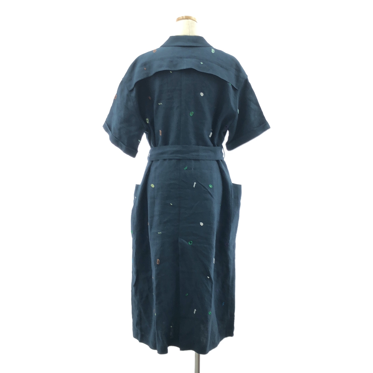 mina perhonen / ミナペルホネン sunny hole / リネン ワンピース コート