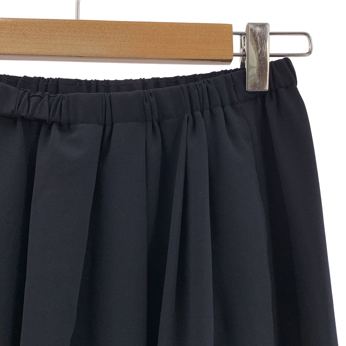 ENFOLD / エンフォルド GATHER STRAIGHT SKIRT / ウエストゴム スリット ボリューム スカート