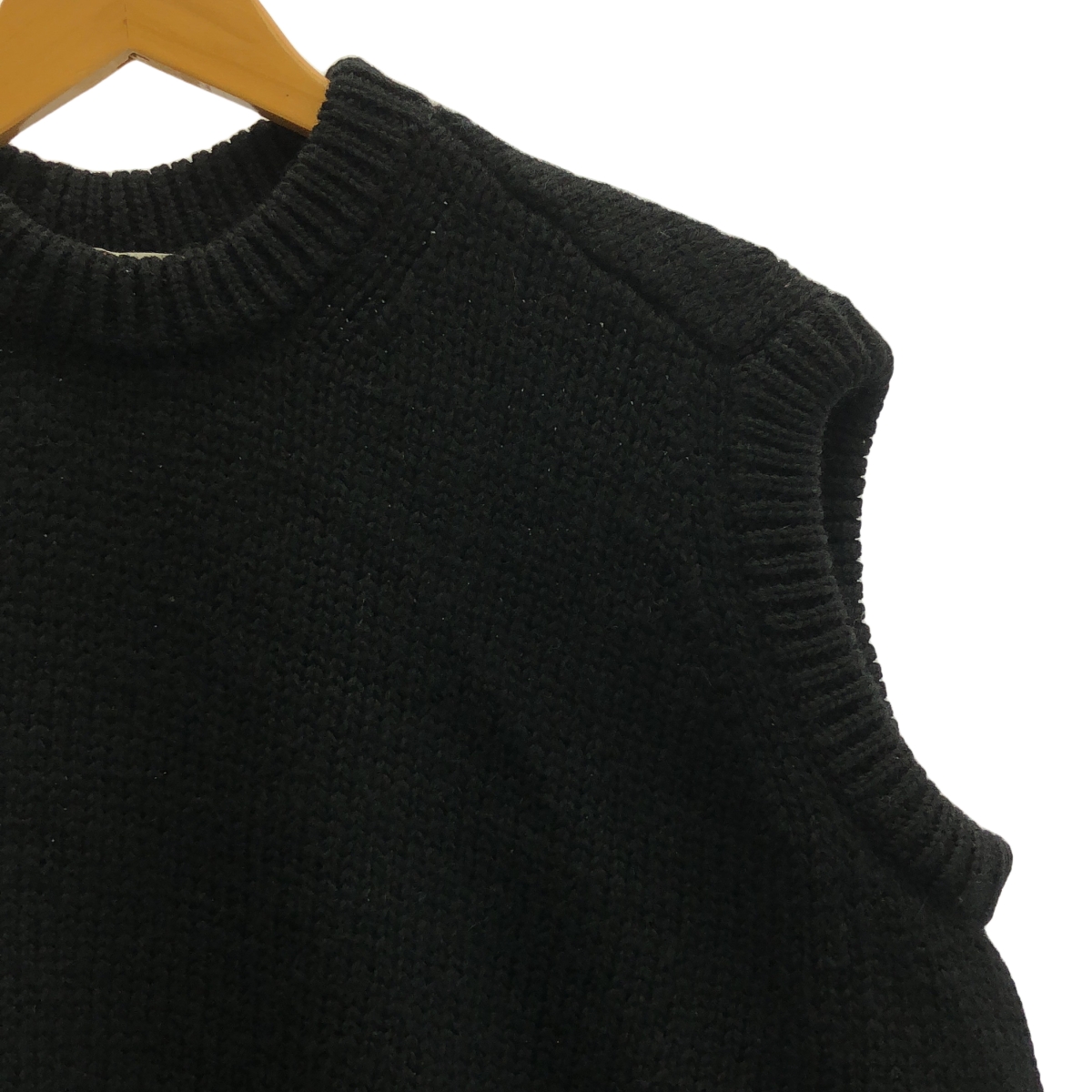 COMME des GARCONS / コムデギャルソン 変形 アシンメトリー リブ オーバー ニット ベスト