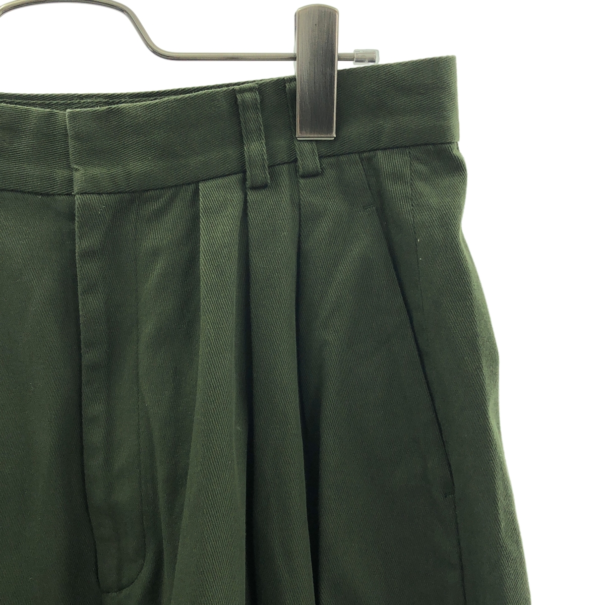 6(ROKU) / ロク タック ストレッチ ワイドパンツ