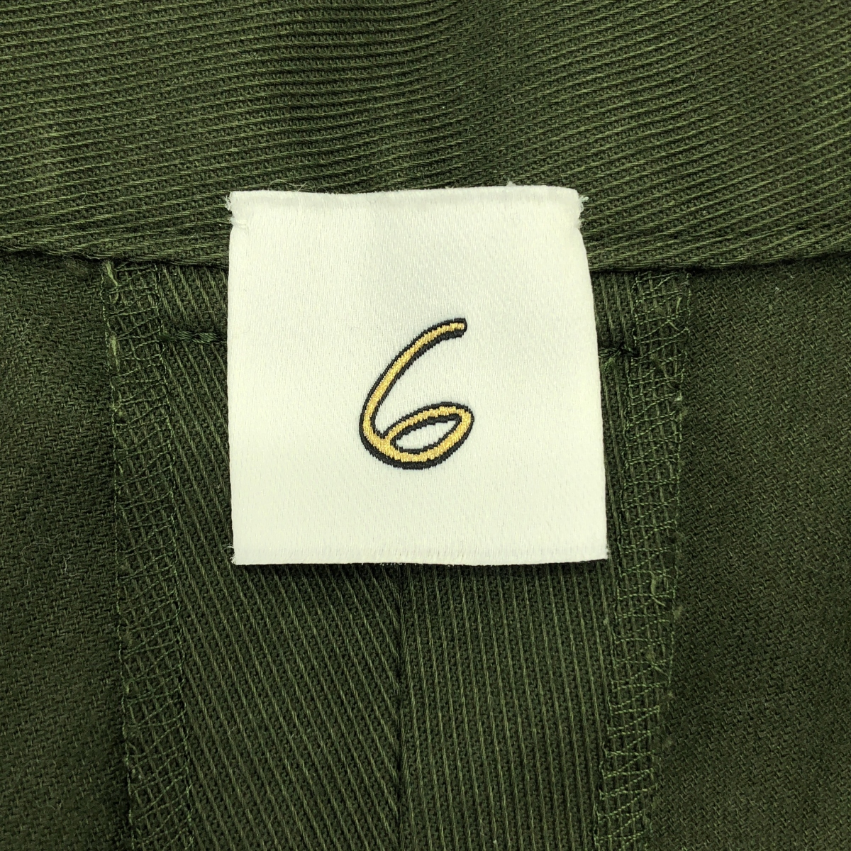 6(ROKU) / ロク タック ストレッチ ワイドパンツ