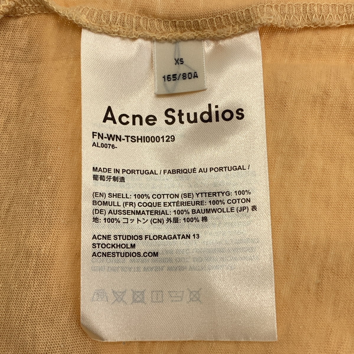 Acne Studios / アクネストゥディオズ NYC Ballet プリント オーバーサイズ リンガーTシャツ