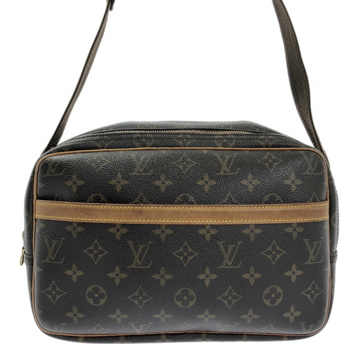 Louis Vuitton / ルイヴィトン M45254 / モノグラム リポーターPM / レザー ショルダーバッグ / ユニセックス