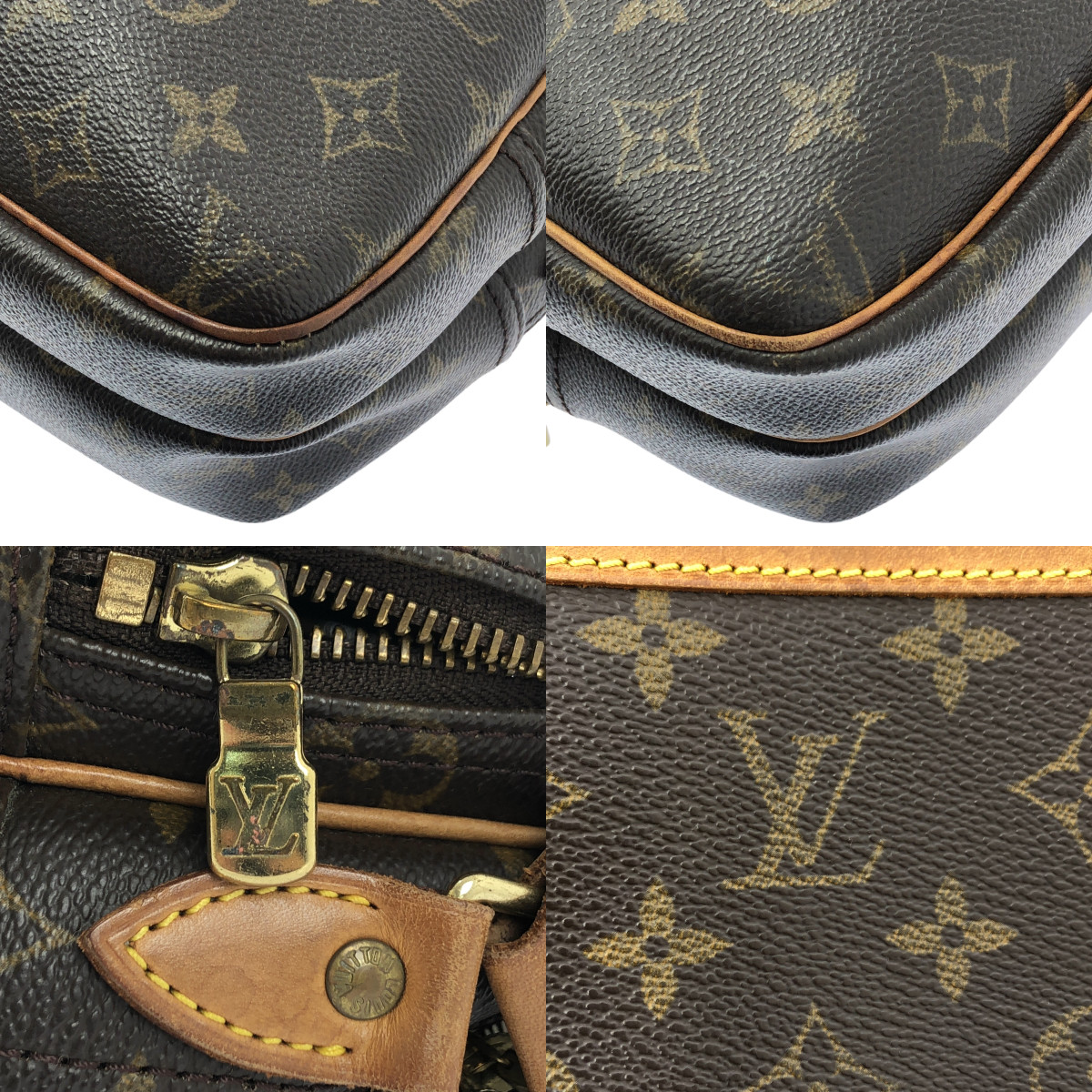 Louis Vuitton / ルイヴィトン M45254 / モノグラム リポーターPM / レザー ショルダーバッグ / ユニセックス