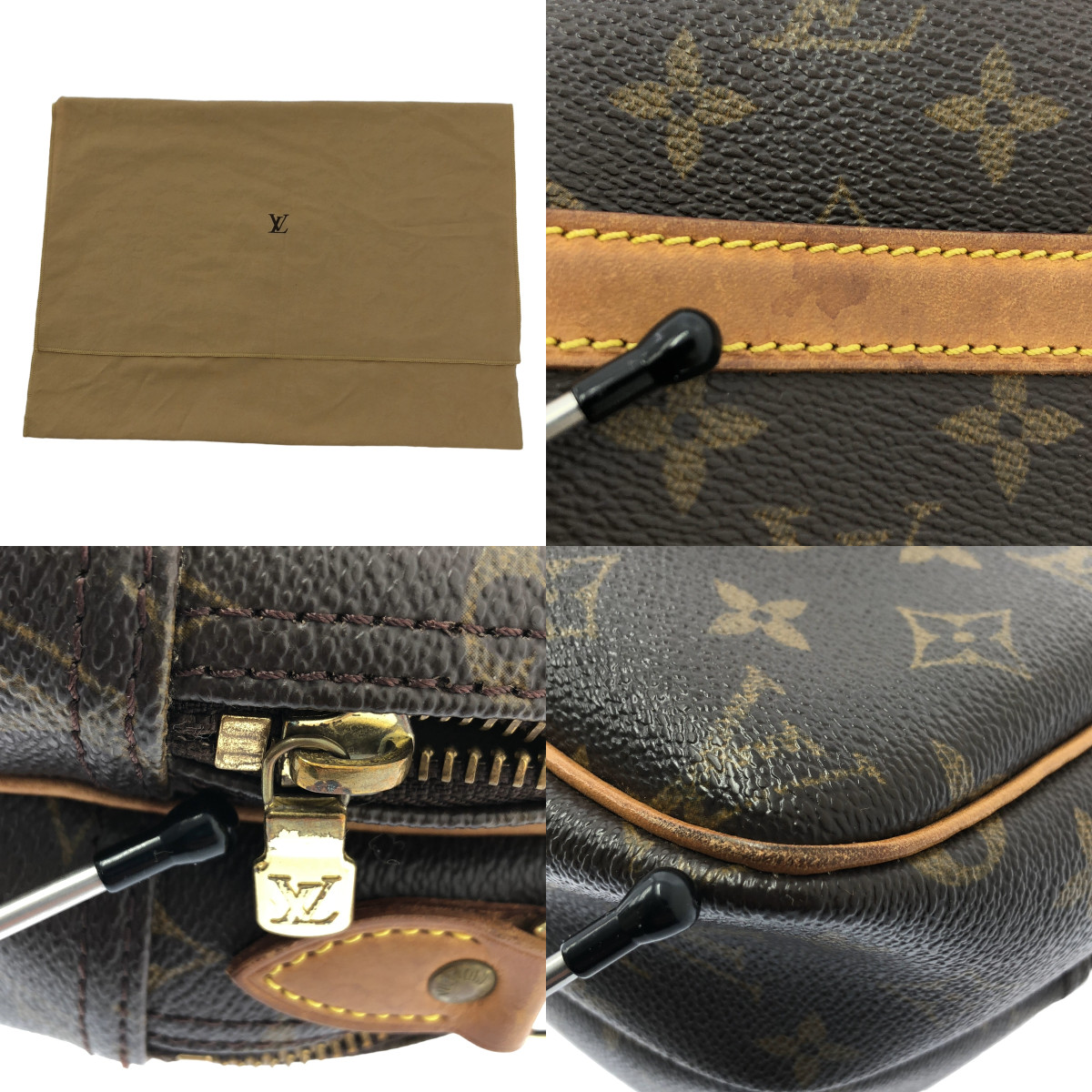 Louis Vuitton / ルイヴィトン M45254 / モノグラム リポーターPM / レザー ショルダーバッグ / ユニセックス