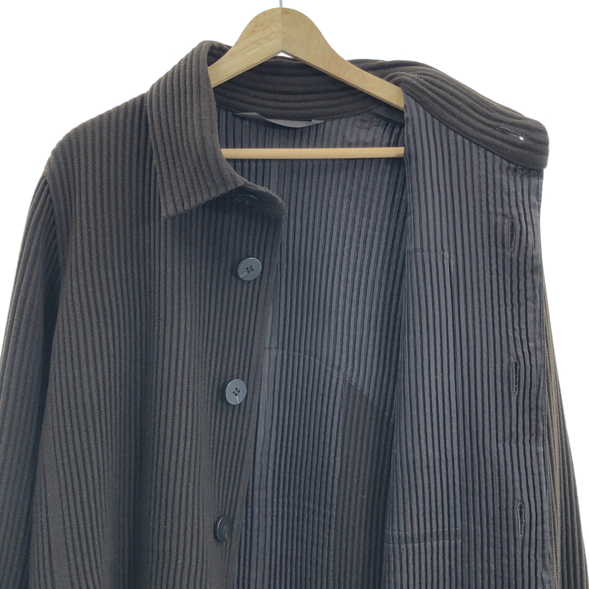 HOMME PLISSE ISSEY MIYAKE / オムプリッセイッセイミヤケ プリーツ ステンカラーコート