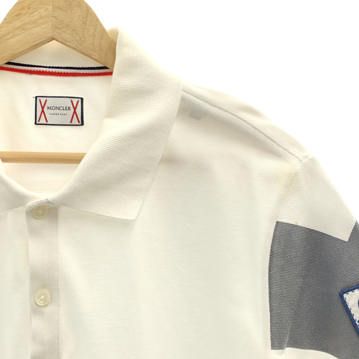 MONCLER / モンクレール MAGLIA POLO SHIRT ロゴワッペン 鹿の子 ポロシャツ