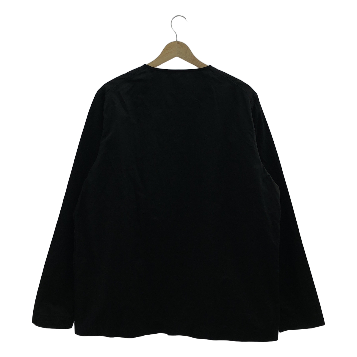 CASEY CASEY / ケーシーケーシー VERGER SHIRT TOUGH ノーカラー コットンリネン シャツ