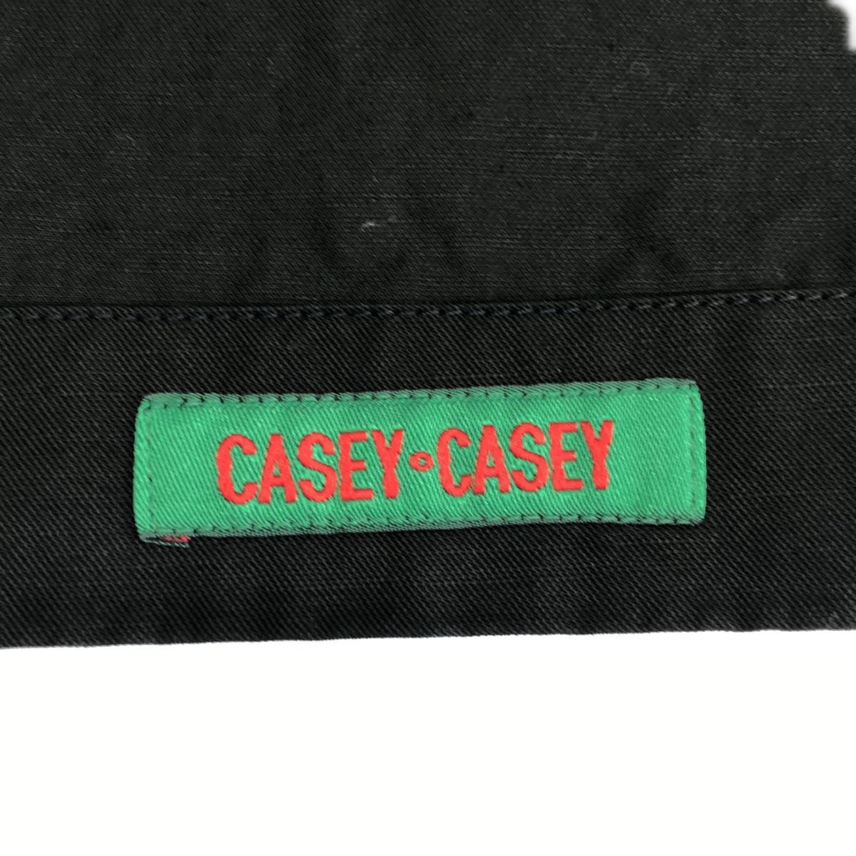 CASEY CASEY / ケーシーケーシー VERGER SHIRT TOUGH ノーカラー コットンリネン シャツ