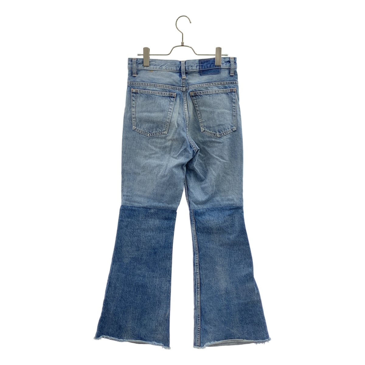 NOWOS / ノーウォス 切り替え カットオフ フレア デニムパンツ