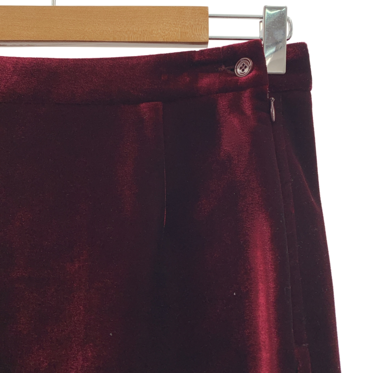 MM6 Maison Margiela / エムエムシックスメゾンマルジェラ ベルベット サイドスリット ロングスカート