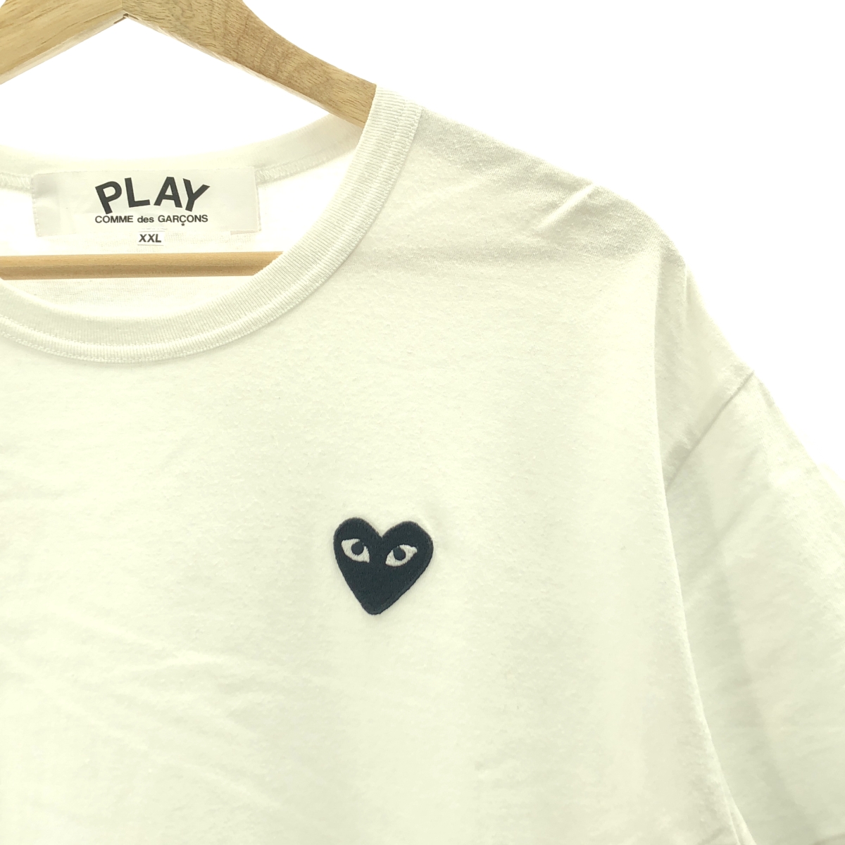 PLAY COMME des GARCONS / プレイコムデギャルソン コットン アイコンパッチ Tシャツ