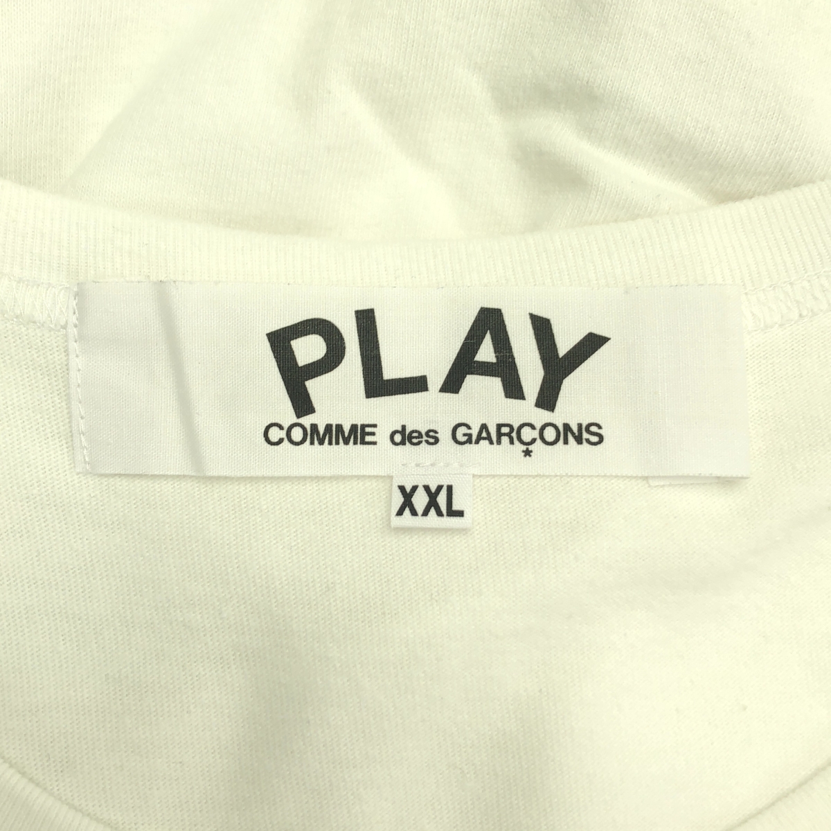 PLAY COMME des GARCONS / プレイコムデギャルソン コットン アイコンパッチ Tシャツ