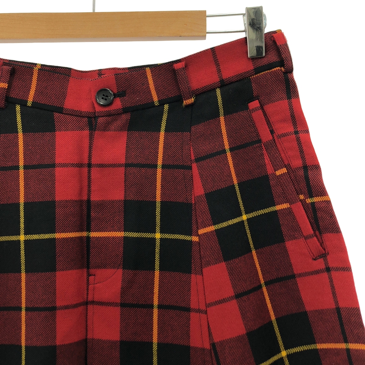 COMME des GARCONS / コムデギャルソン ウール チェック サルエル パンツ