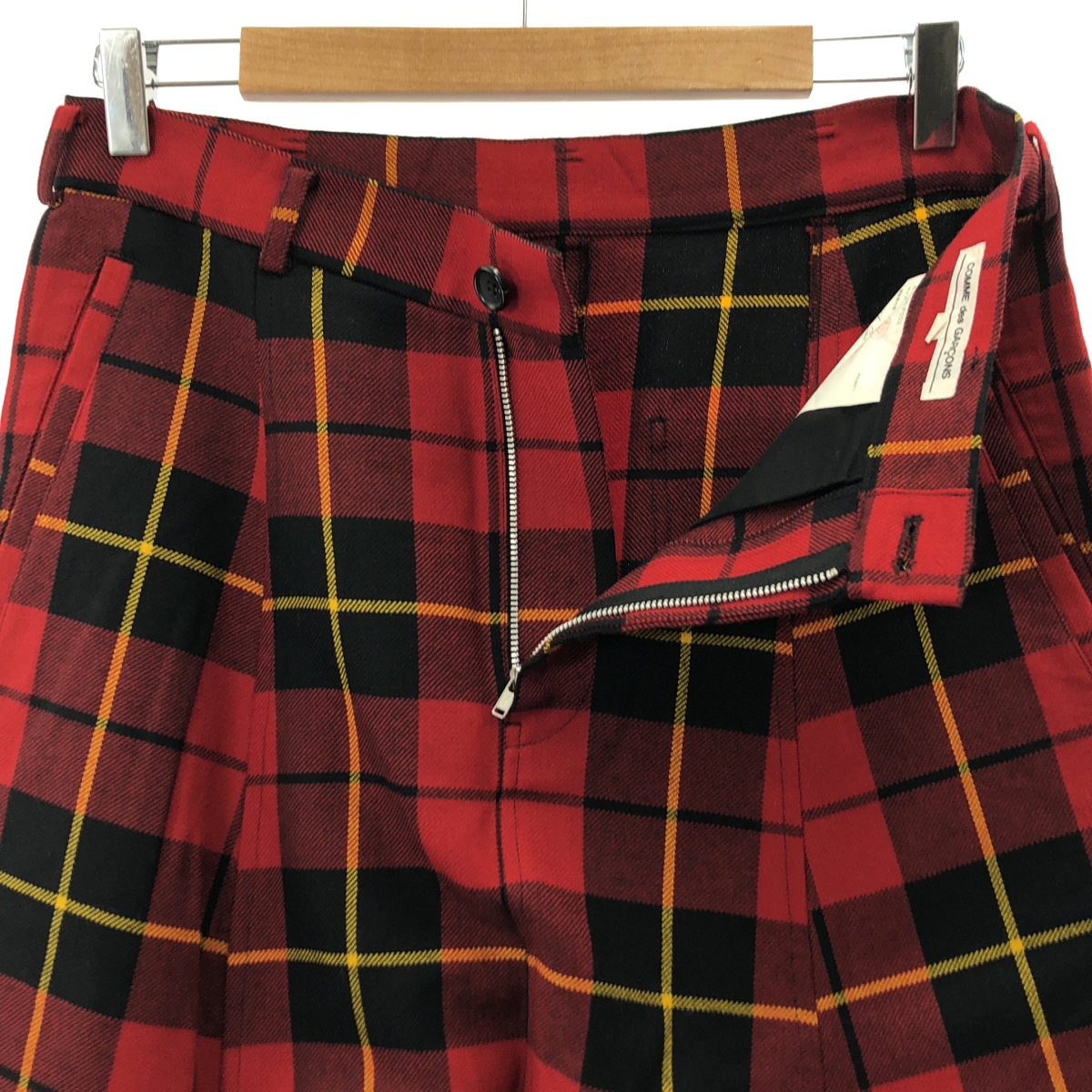 COMME des GARCONS / コムデギャルソン ウール チェック サルエル パンツ