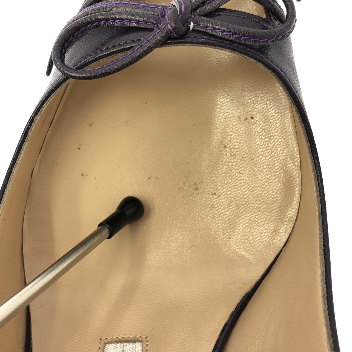 MANOLO BLAHNIK / マノロブラニク レースアップ ポインテッドトゥ パンプス