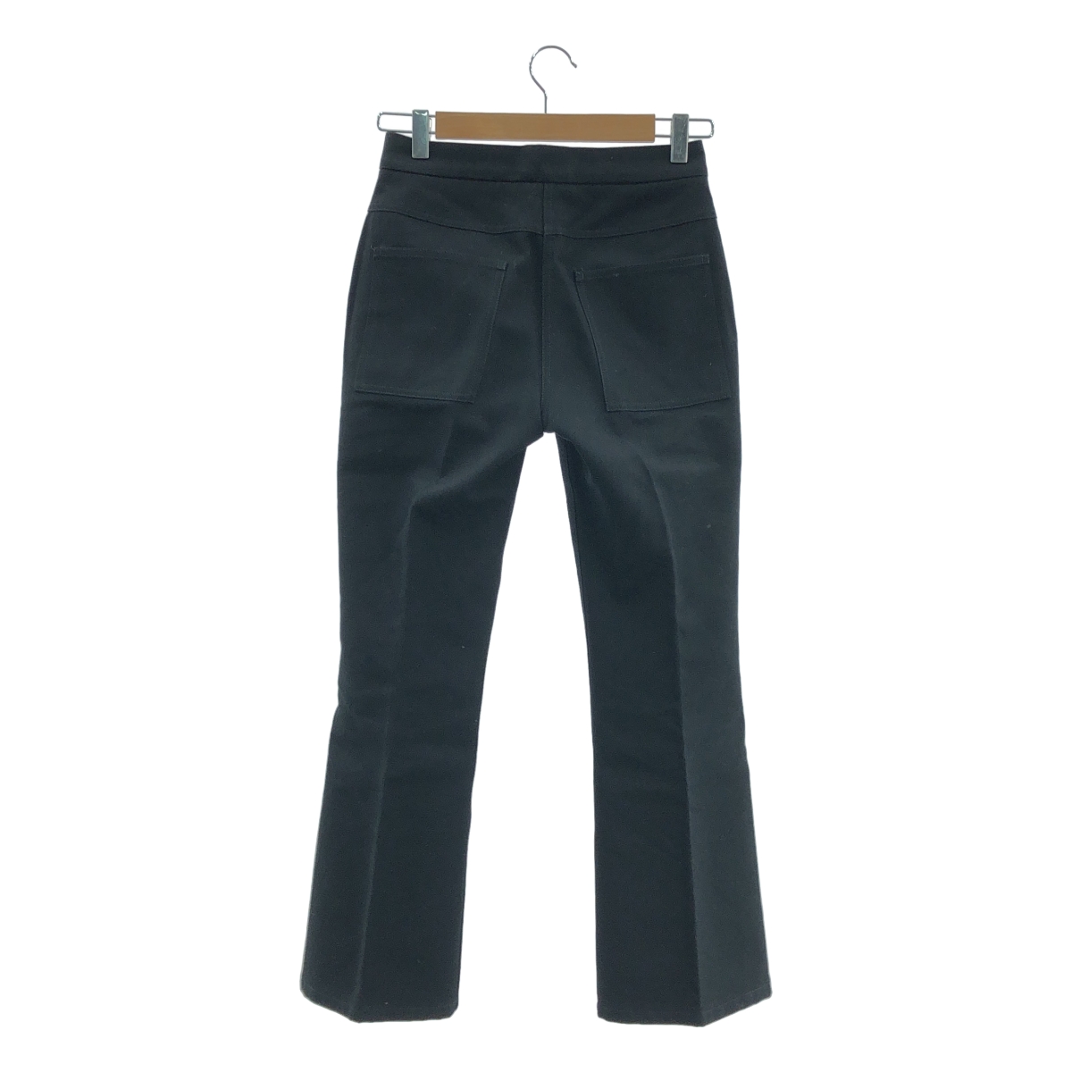 JIL SANDER / ジルサンダー BLACK COTTON PANTS コットン フレアパンツ