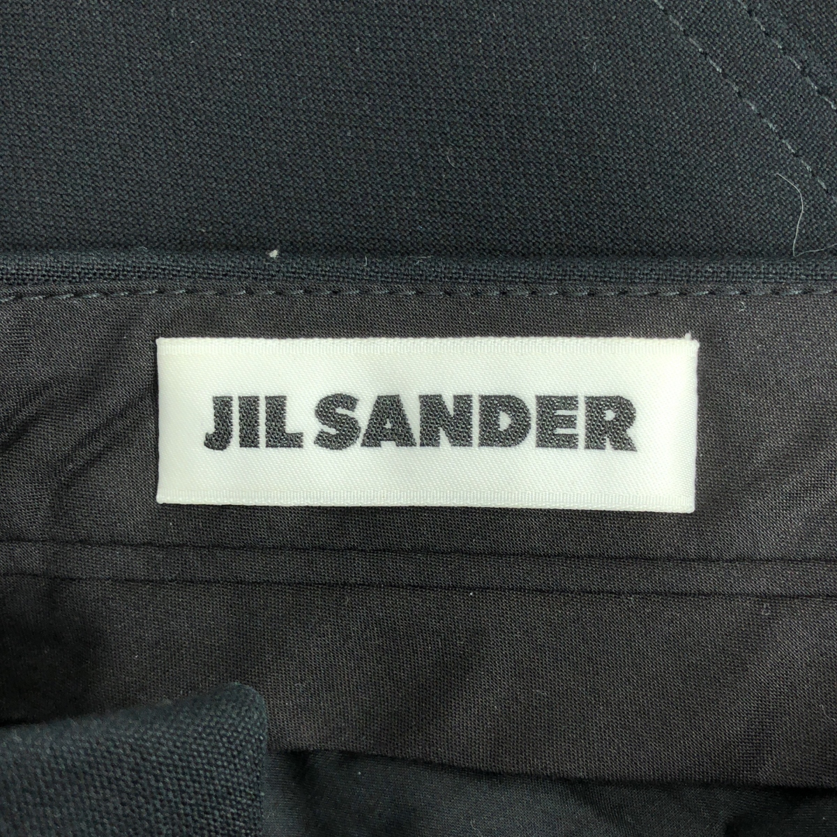 JIL SANDER / ジルサンダー BLACK COTTON PANTS コットン フレアパンツ