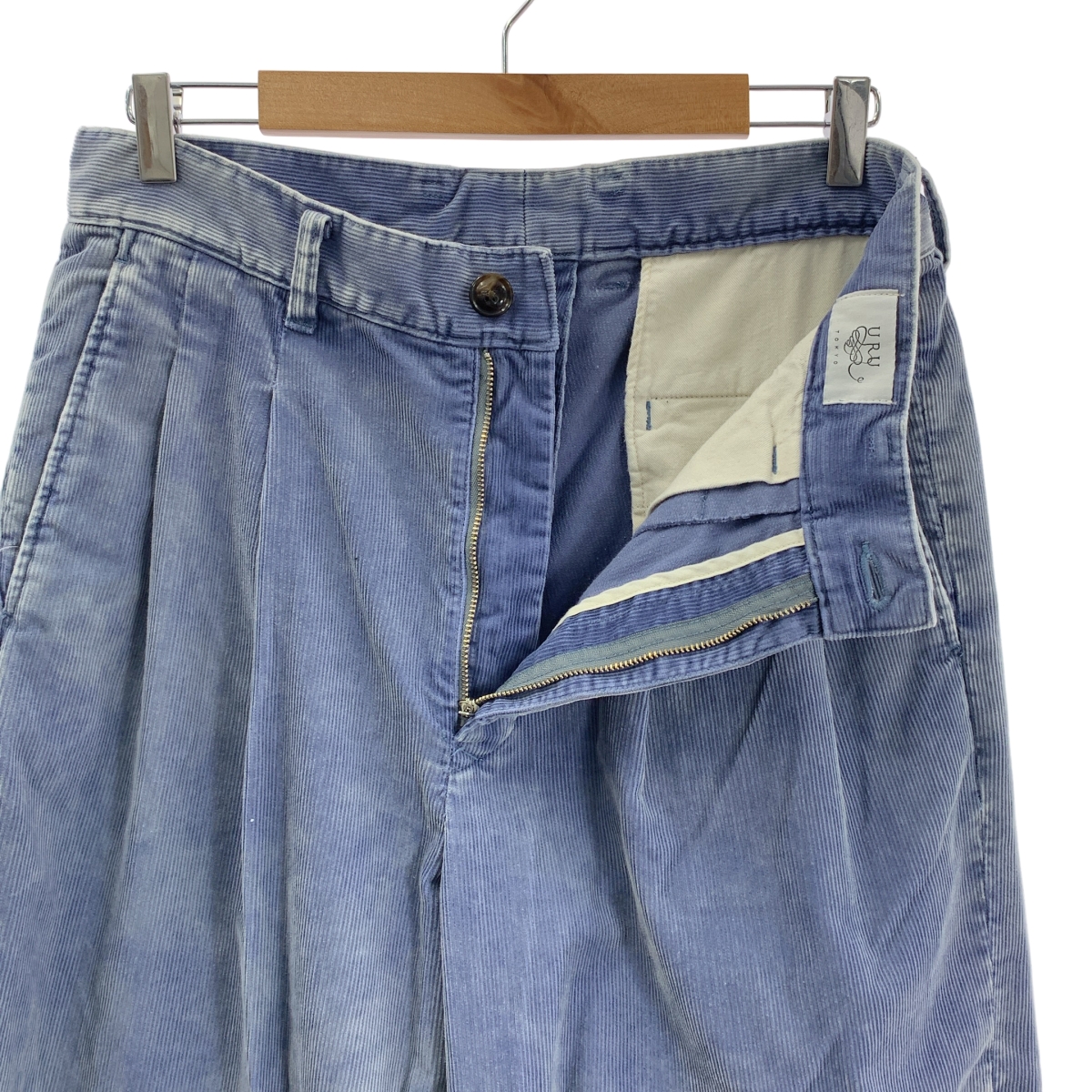 URU / ウル 2 tuck pants コーデュロイ パンツ