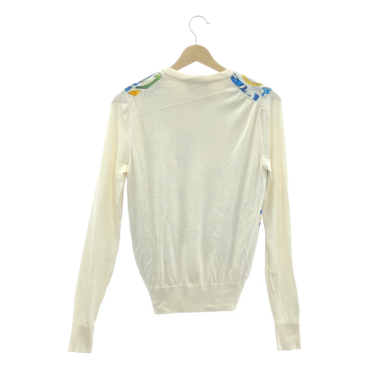 DOLCE&GABBANA / ドルチェ&ガッバーナドルガバ アンサンブル / マヨルカ シルク クルーネック タンクトップ カーディガン