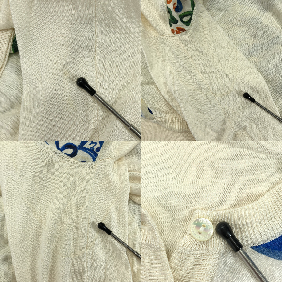 DOLCE&GABBANA / ドルチェ&ガッバーナドルガバ アンサンブル / マヨルカ シルク クルーネック タンクトップ カーディガン