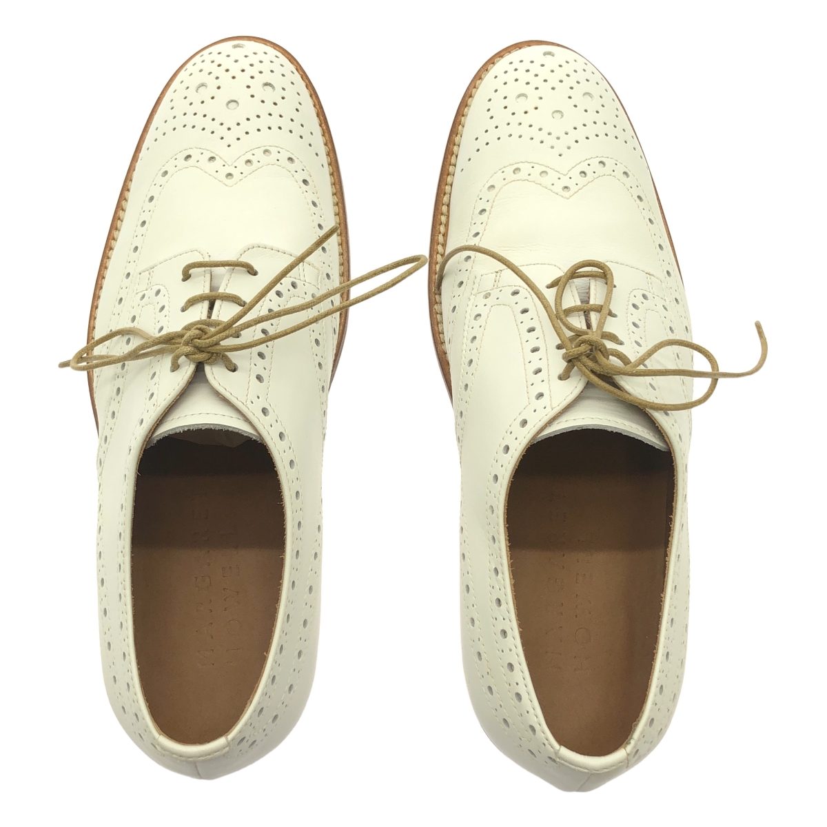 MARGARET HOWELL / マーガレットハウエル レザー ウイングチップ ドレスシューズ 革靴