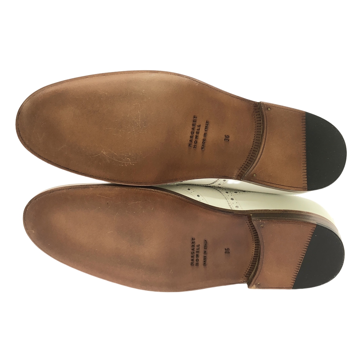 MARGARET HOWELL / マーガレットハウエル レザー ウイングチップ ドレスシューズ 革靴