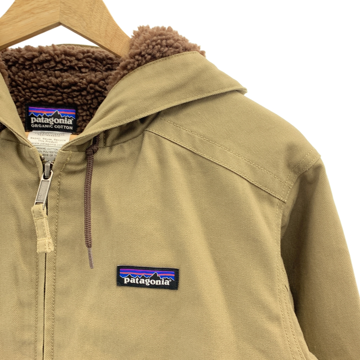 Patagonia / パタゴニア ラインドキャンバス ボア フーディジャケット