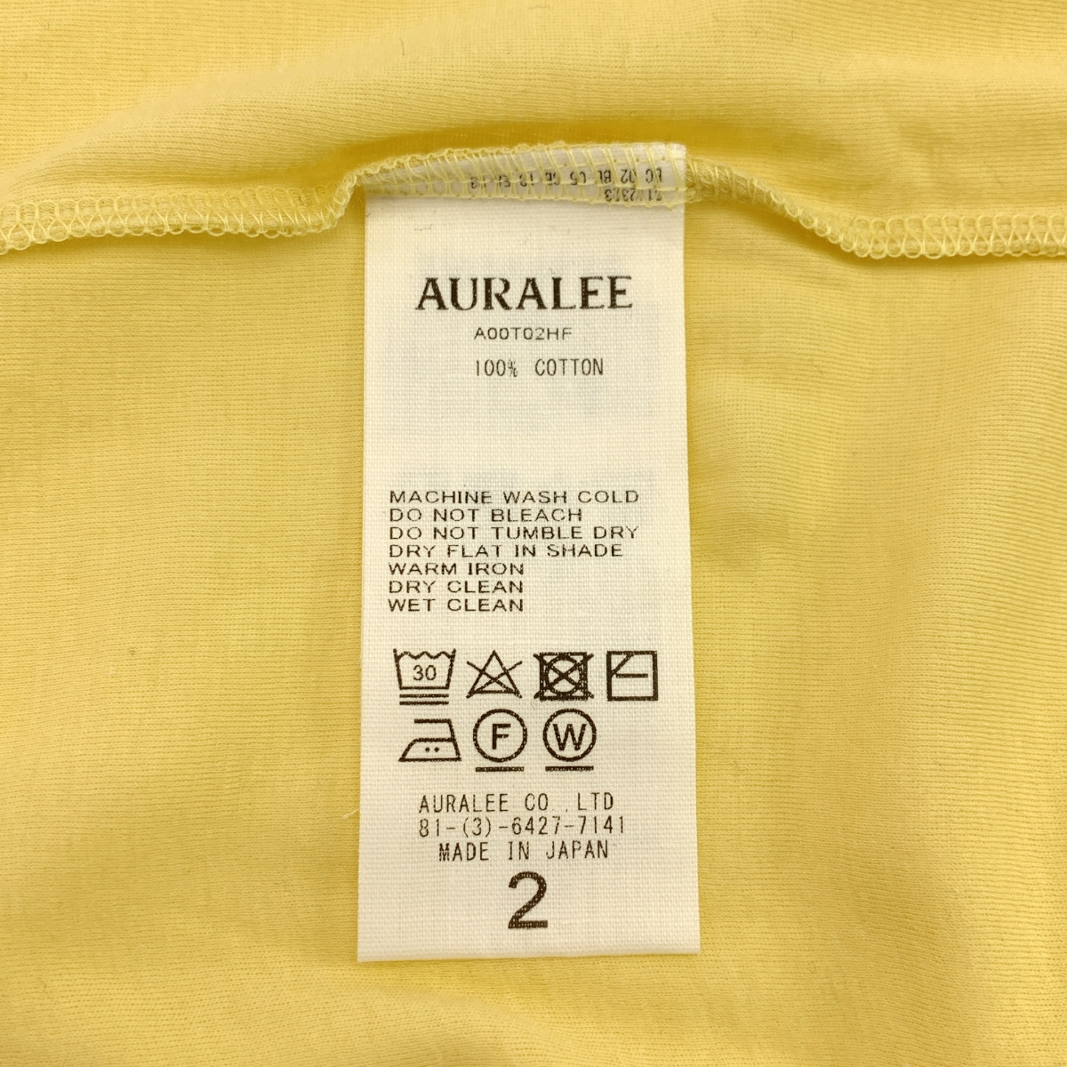 AURALEE / オーラリー HIGH GAUGE SHEER RIB TURTLE NECK L/S TEE カットソー