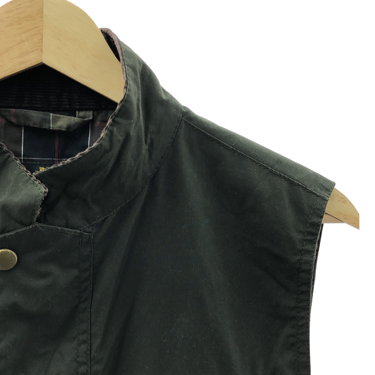 Barbour / バブアー SUMMER W/COAT オイルドコットン ジップアップ ベスト