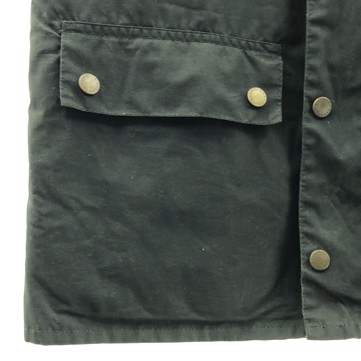 Barbour / バブアー SUMMER W/COAT オイルドコットン ジップアップ ベスト