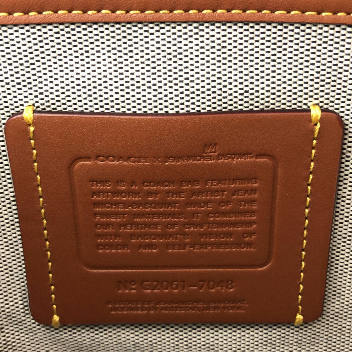 COACH / コーチ × JEAN MICHEL BASQUIAT バスキア / ローグ メッセンジャー バッグ