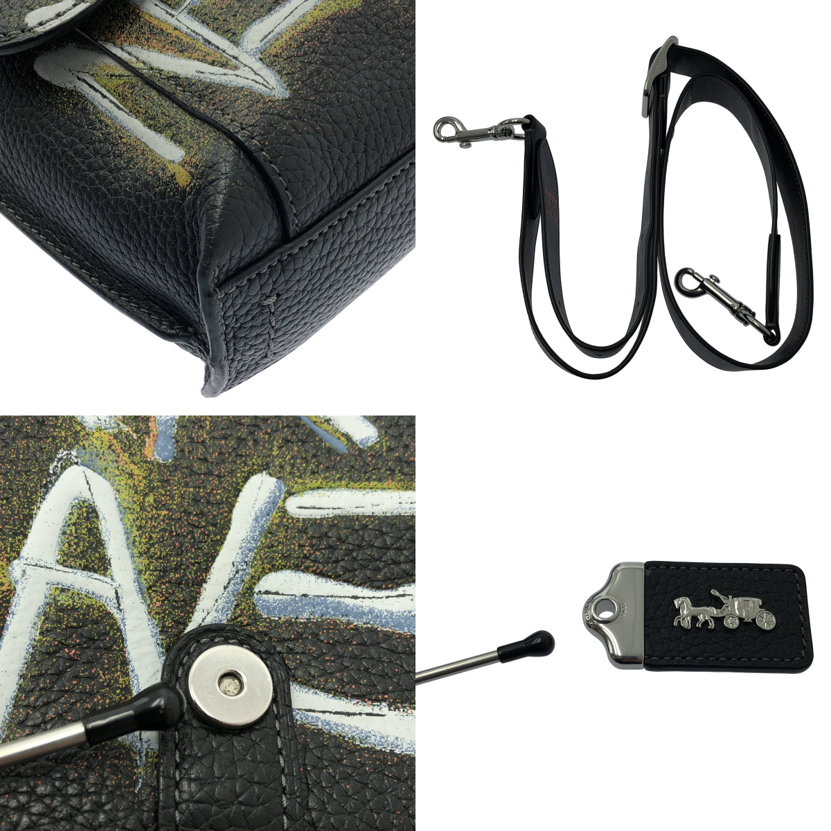 COACH / コーチ × JEAN MICHEL BASQUIAT バスキア / ローグ メッセンジャー バッグ