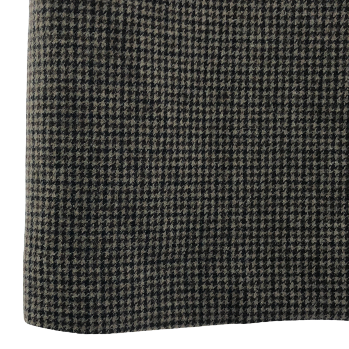 A.P.C. / アーペーセー ウール 千鳥格子 ステンカラー コート / 総裏地