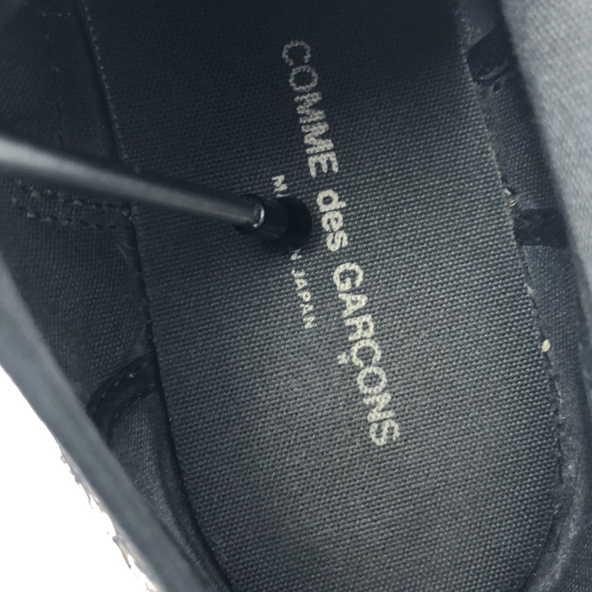 COMME des GARCONS / コムデギャルソン スパンコール装飾スニーカー