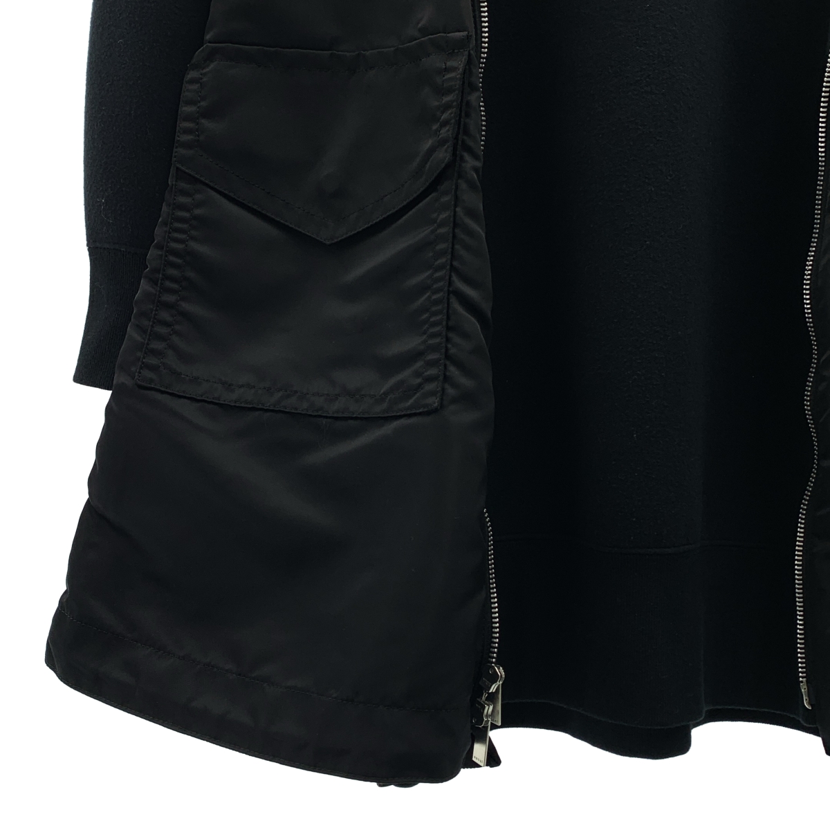 sacai / サカイ Pre Sponge Sweat X Ma-1 Dress コットン スウェット ワンピース