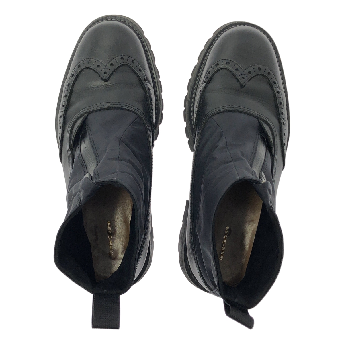 Hender scheme / エンダースキーマ epil フロントジップ ブーツ