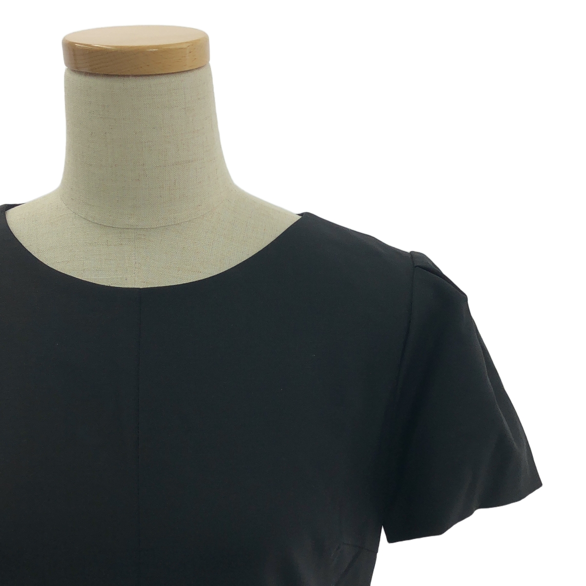 theory / セオリー クルーネック ウール 半袖 ワンピース