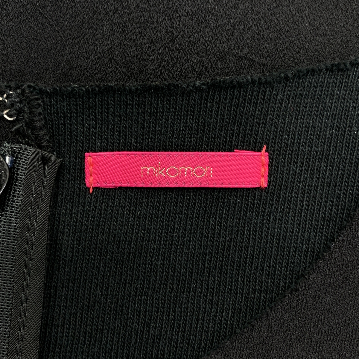 mikomori / ミコモリ スカラップ バックジップ ドレス ワンピース