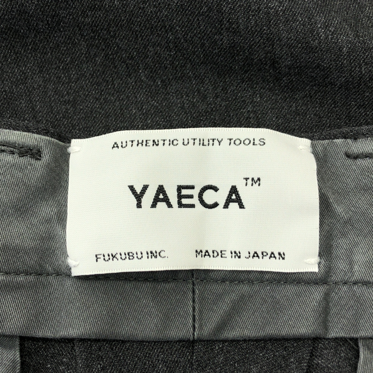 YAECA / ヤエカ ウール スラックス パンツ