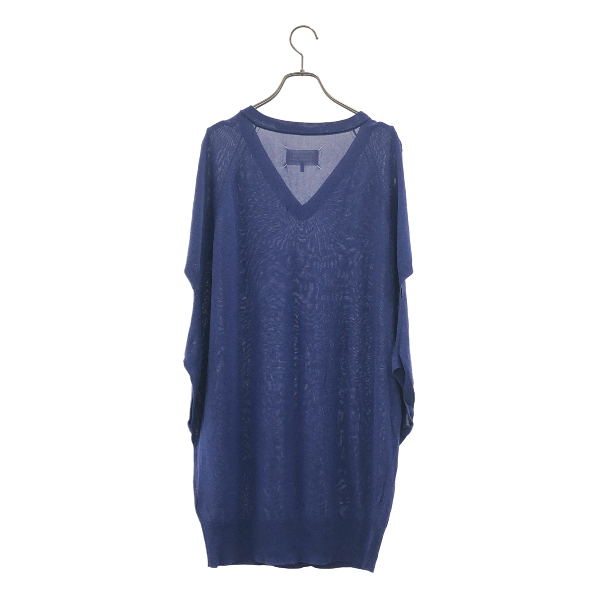 Maison Martin Margiela / メゾンマルタンマルジェラ レーヨン コットン 変形 Vネック ニット