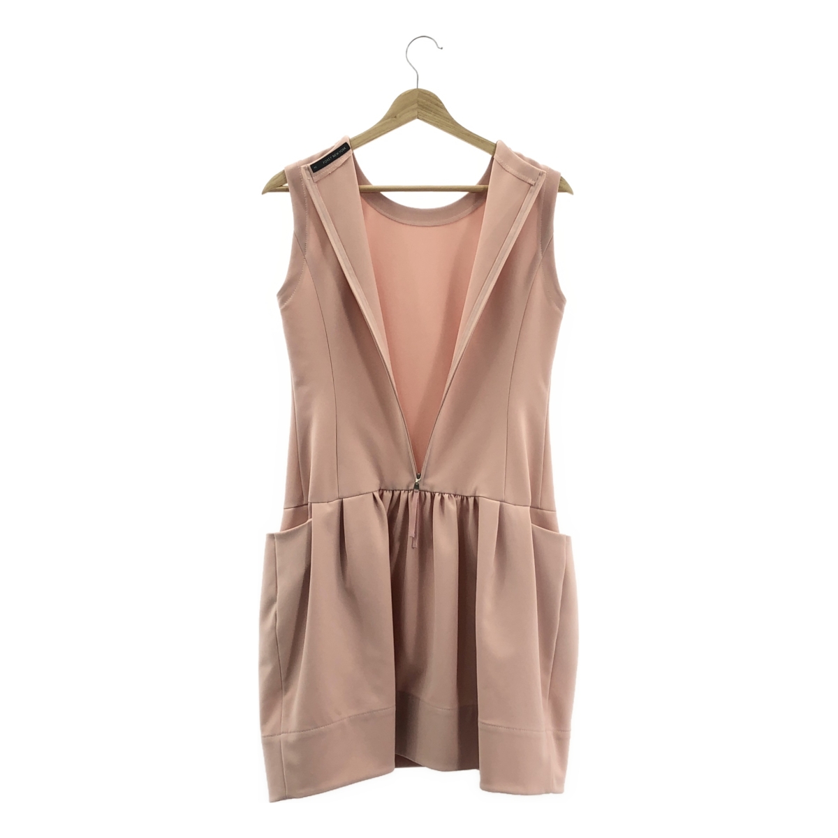 FOXEY NEW YORK / フォクシーニューヨーク ノースリーブ バックギャザー ポリエステル ワンピース