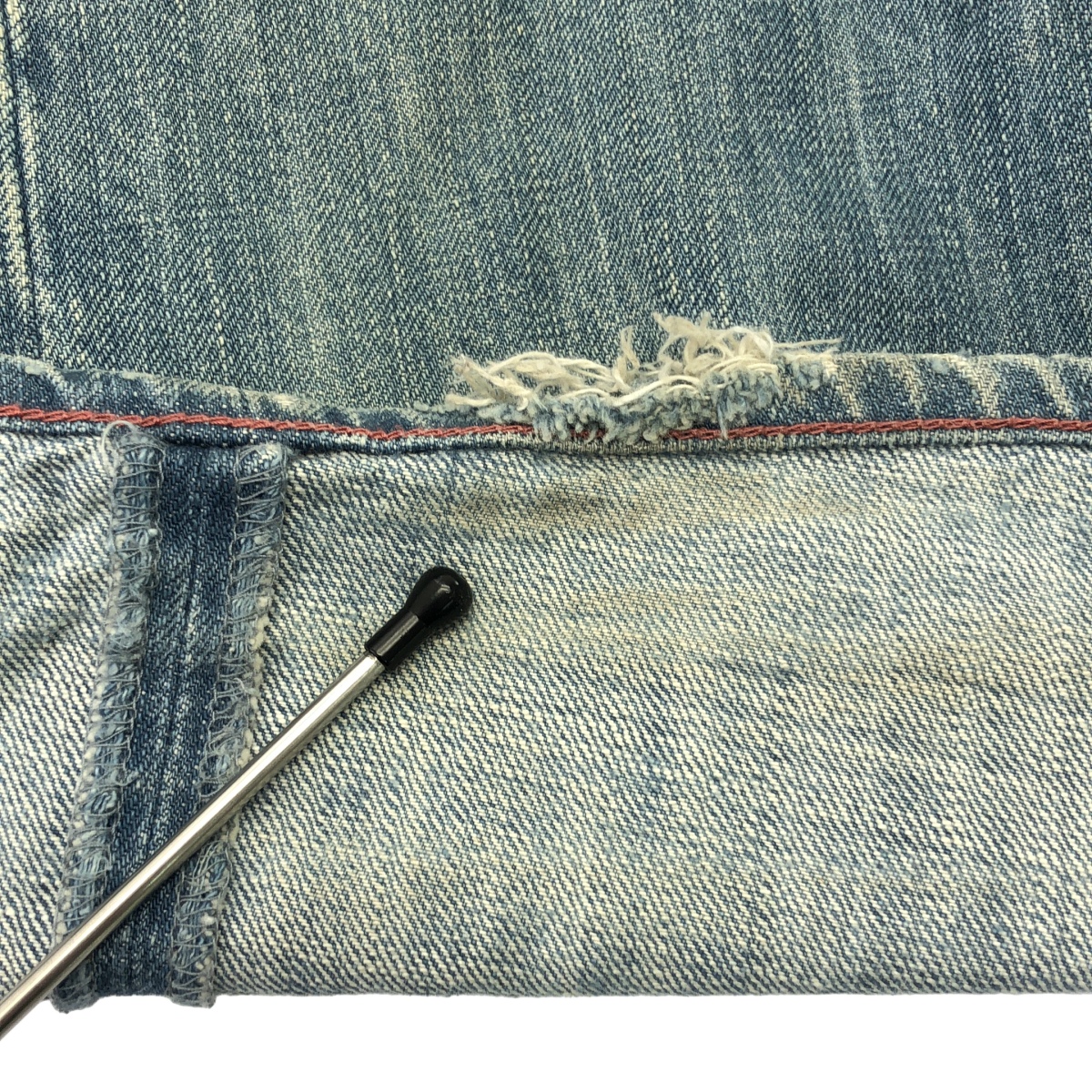 Alexander Lee Chang / アレキサンダーリーチャン 2トーン 切替 デニム オーバーオール