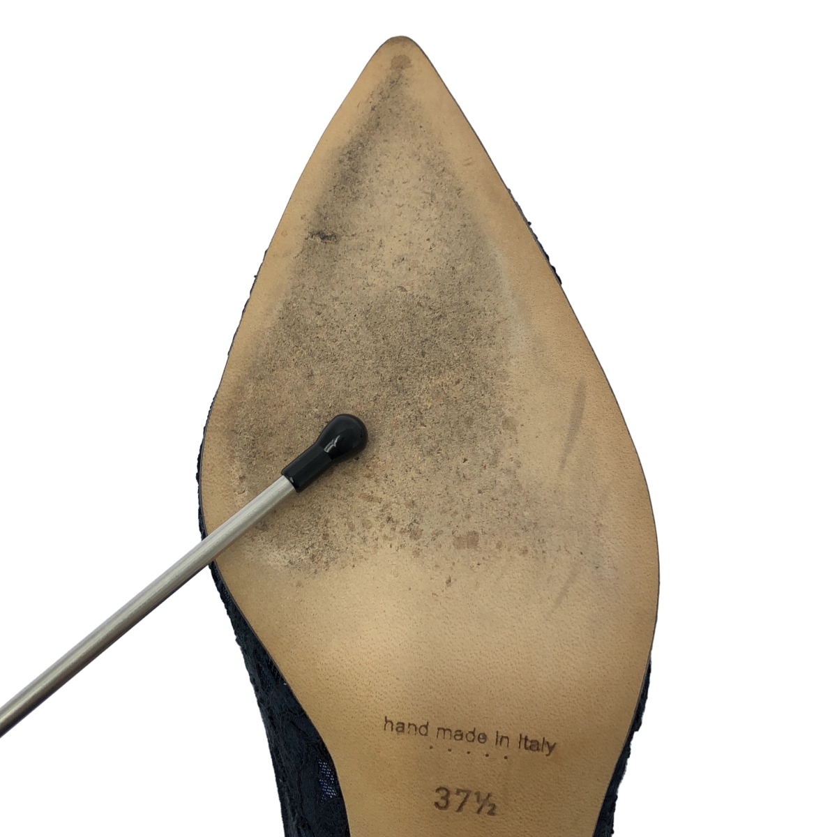 MANOLO BLAHNIK / マノロブラニク レース ポインテッドトゥ ヒール パンプス