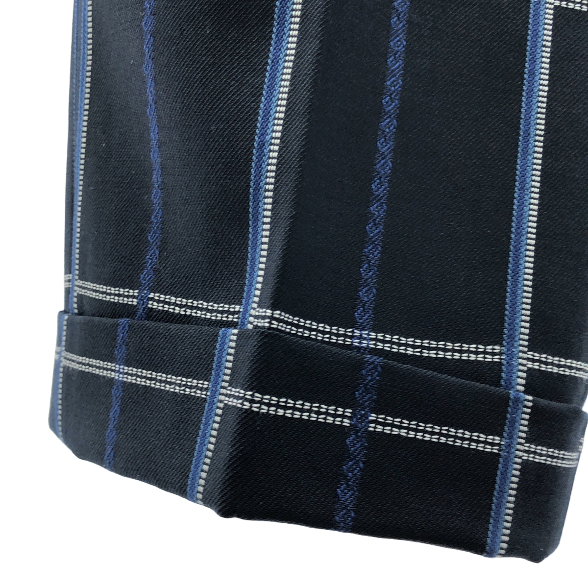 ETRO / エトロ ウール チェック テーパード スラックス